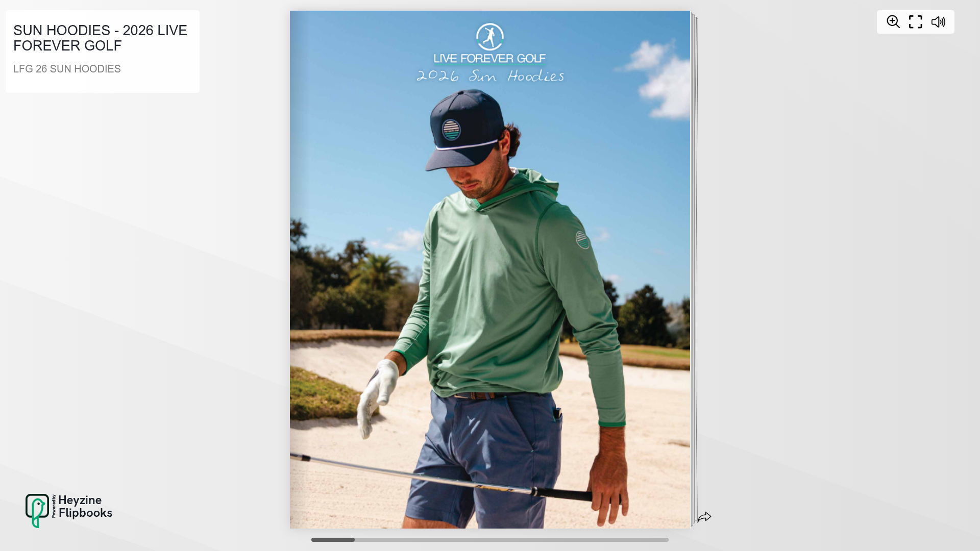 Live Forever Golf Sun Hoodies catalog