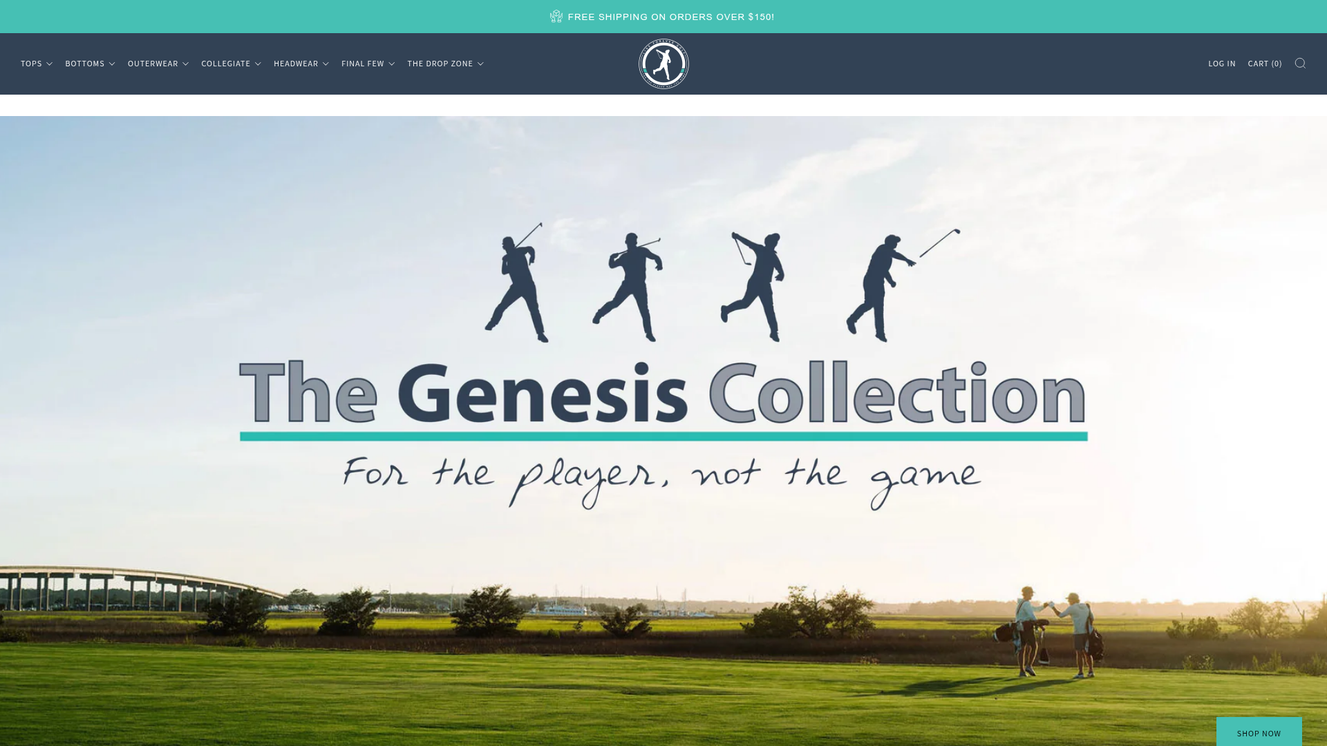 Live Forever Golf website preview